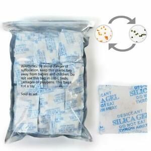 Desiccant Packs Silica Gel moisture absorber packets Bags bulk 3g Gram 60-Pack