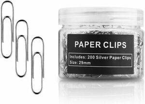 200 Pack, Paperclips, Paper Clip, Suitable for Office, School, and Daily use