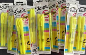 LOT OF 40 Sharpie Pocket Style Yellow Highlighter Narrow Chisel Point.
