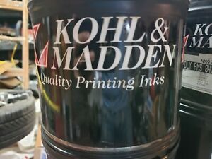 New 5 lb. Can Kohl &amp; Madden Poly Window PMS 8421 SILVER Printing Ink