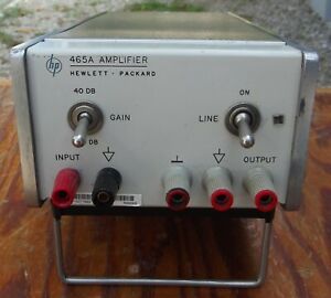 Lot 77: Vintage Hewlett Packard HP 465A Amplifier
