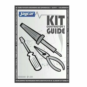 Informative Booklet Kit Constructors Manual / Construction Guide 8 Pages