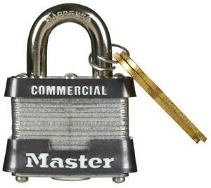 Masterlock 3KA#3918 Series 3918 1.5 in. Padlock - pack of 6
