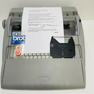 Brother SX-4000 Electronic Typewriter New Ribbon and Correction Tape Tested