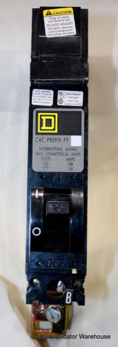 Square d breaker - schneider electric, fy14020b i-line, 1 pole, 20 amp, 277 volt for sale