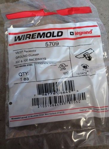 New Lot of 100 WIREMOLD 5709 Ground Clamps 500 and 700 Raceways