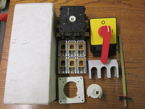 New nos square d 9421-vcc5 emergency main switch 3 pole 660 volts 125a series a for sale
