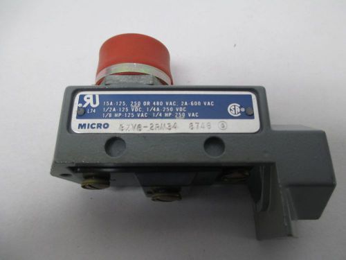 NEW MICRO SWITCH BZV6-2RN34 SNAP ACTION LIMIT SWITCH D287464