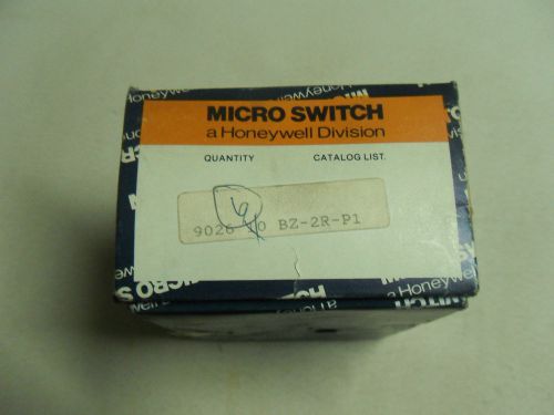 (O4-2) 6 NEW MICROSWITCH BZ-2R-P1 LIMIT SWITCHES