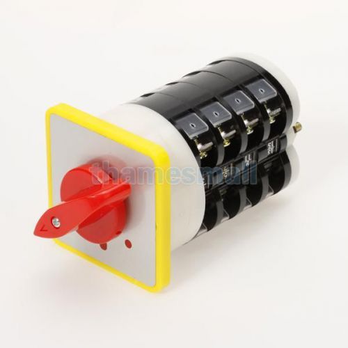 AC 500V Universal Changeover Switch 16 Screw Terminals for Electrical Circuit