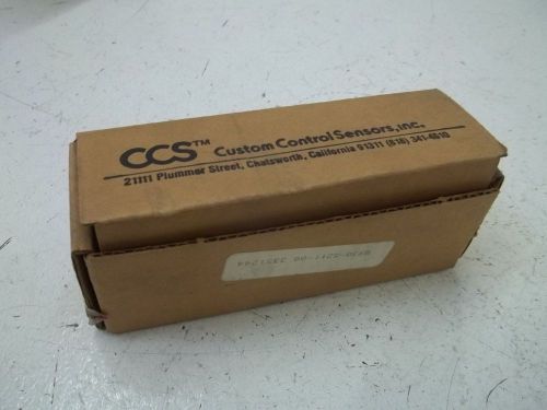 CUSTOM CONTROL SENSORS, INC. 611G3 PRESSURE SWITCH 1000PSIG *NEW IN A BOX*