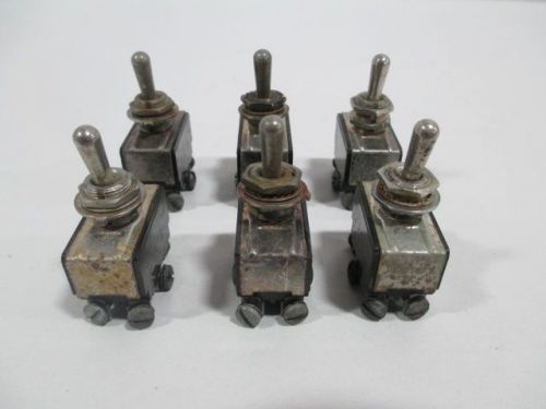 LOT 6 MICRO SWITCH 12TS15-3 15A 125/250/277V-AC 1HP TOGGLE SWITCH D218050