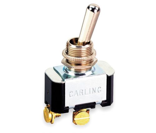 CARLING Toggle Switch, 6FA58-73, SPST, 2 Conn, On/Off.  ( LOT 2)
