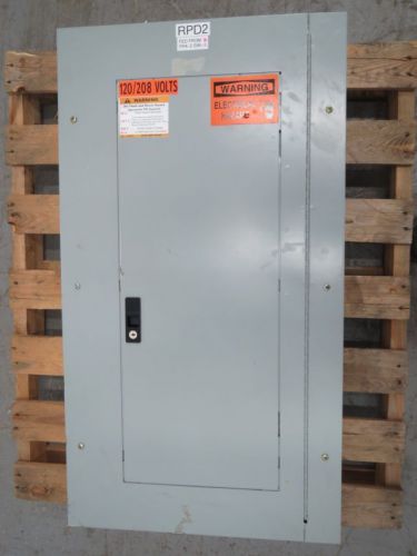 General electric aqf3421ctx 35 breaker interior panelboard 125a 208v-ac b243312 for sale