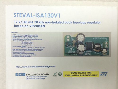 STEVAL-ISA130V1  non-isolated buck topology regulator based on VIPer06XN