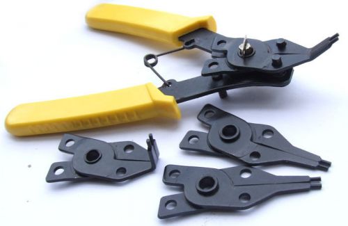 1PCS 4 In 1 Repair Snap Ring Pliers Retaining Circlip Clip Tool Precision 3 tips