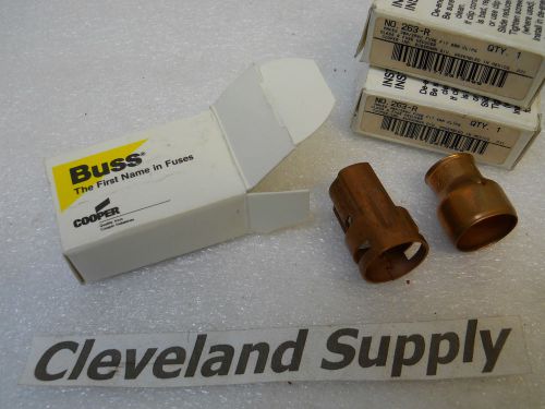 BUSSMANN 263-R CLASS R FUSE REDUCERS ( SET OF 3 ) NEW CONDITION IN BOX