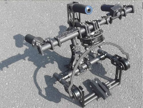 Hifly hand 3 axis red epic scarlet brushless gimbal stabilizer 2(8108-150t+5208) for sale