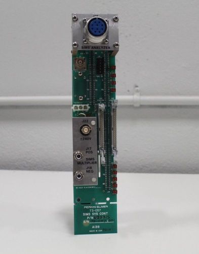 Perkin Elmer 73-057 SIMS SYS CONT Printed Circuit Board PCB Card 620315