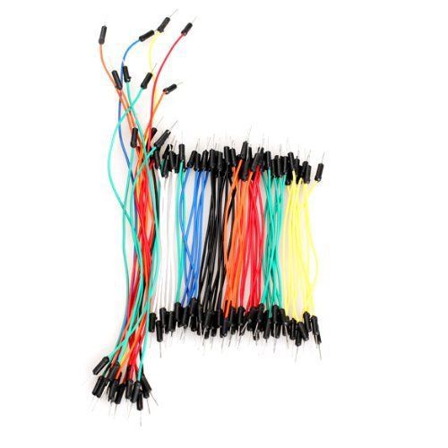 65PCS Male to Male Solderless Breadboard Jumper Cable Gift