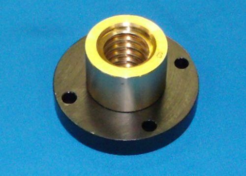 304070 932 bronze nut with steel flange for 1&#034;-5 acme rh precision lead screw for sale