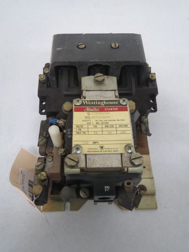 WESTINGHOUSE 11200K4CNN SIZE 4 110V-AC 100HP 135A AMP MOTOR STARTER B352638