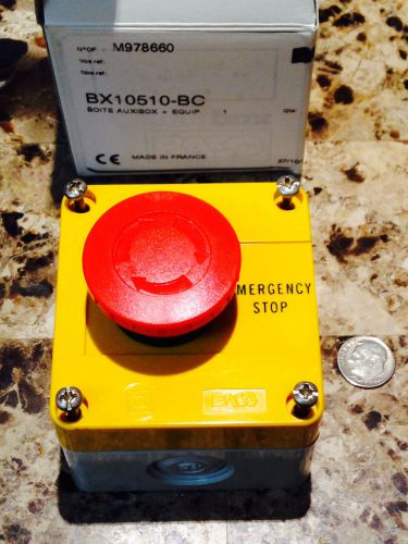 Baco auxibox bx10510 box 105.10 emergency stop kill switch button rear mount new for sale
