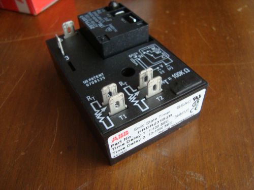 New lot of 3 abb ssac solid state timer 240vdc 30amp hrdr231b2r g4607lf g2906 for sale