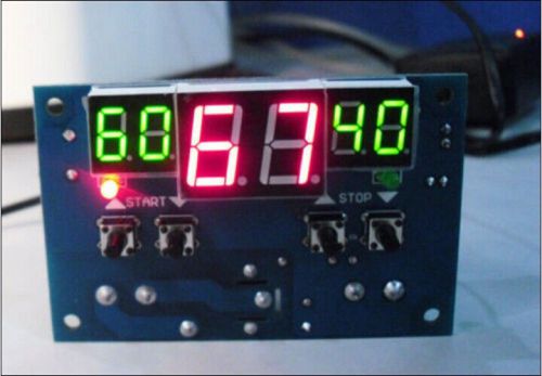 Dc 12v intelligent digital led thermostat temperature controller for sale