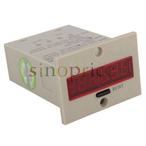 AC 100-240V Electronic Accumulating Counter 0-999999 Range Times /Flow Counting
