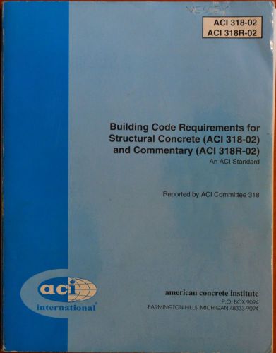 Building Code Requirements for Structural Concrete ACI 318-02