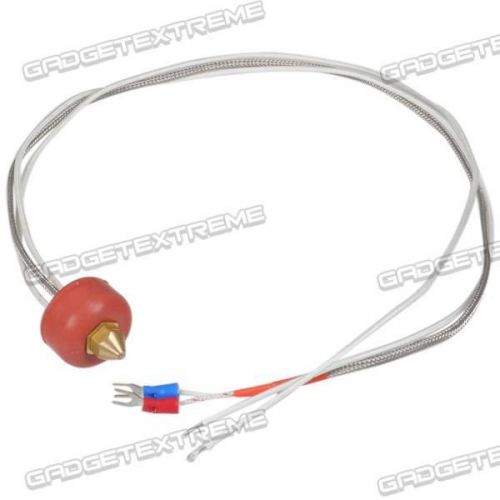 K-type thermocouple heat printing nozzle set w/0.4mm nozzle for 3d printers e for sale