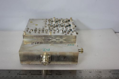 RF MICROWAVE FILTER H100-3R2101-200  2100MHZ  SMA TYPE N (S7-4-56H)
