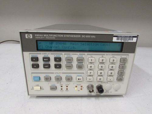 Agilent/Keysight/HP 8904A Multifunction Synthesizer, DC-600 KHz, No opt