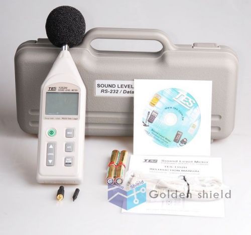 Tes-1352h digital programmable sound level meter noise tester 30 to 130db for sale