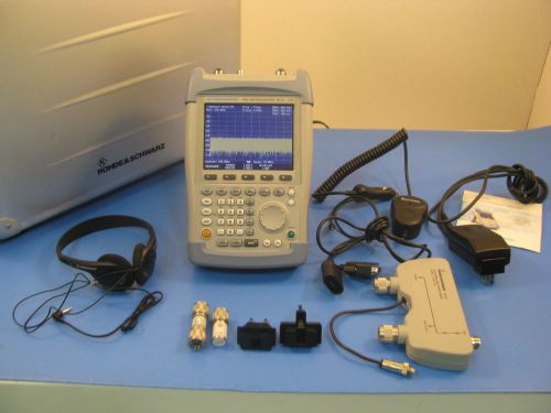 Rohde &amp; schwarz fsh6.26 portable handheld spectrum analyzer 100khz to 6ghz, fsh6 for sale