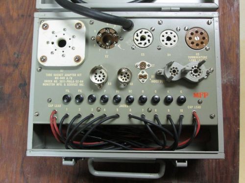 Tube socket adapter kit mx949 a/u for sale