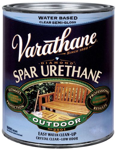 Varathane 250251 1 pint satin water based outdoor diamond wood finish for sale