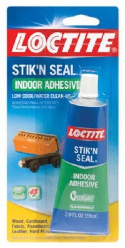Henkel, 2 Pack, Loctite, 2 OZ, Indoor Stik N Seal, Purpose Adhesive