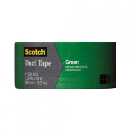 3M Scotch, 2&#034; x 20 YD, Green, Multi-Purpose Duct Tape 1020-GRN-A