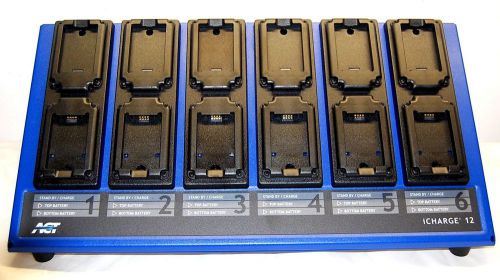 Act icharge 12 bay gang multi charger nextel motorola iden +12 snn5795c battery for sale
