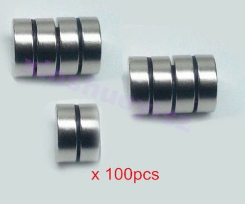 [100x] n35 strong circular disc magnet nd-fe-b neodymium magnet 10*5mm for sale