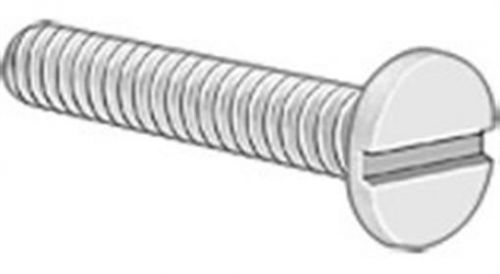 #6-32x1/2 machine screw slotted binder hd unc steel / zinc plated pk 200 for sale