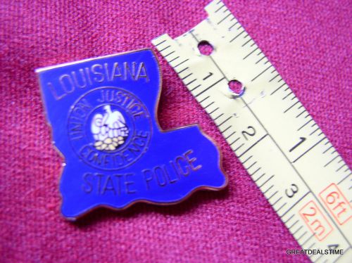 Louisiana la state police trooper unio justice mini shirt lapel patch badge pin for sale
