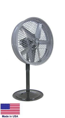 Pedestal fan industrial - high velocity - 230/460v - 1/2 hp - 3 phase - 30&#034; osha for sale