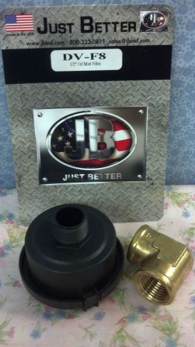 Vacuum pump, filter, oil mist, 1/2&#034; jb part# dv-f8 for sale