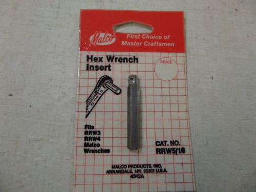 Malco Hex Wrench Insert RRW5/16 Fits Wrenches RRW3 RRW4