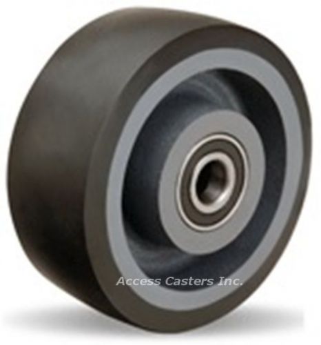 W-520-db70-1/2 5&#034; x 2&#034; duralast xc polyurethane on cast iron wheel, 1360 lbs cap for sale