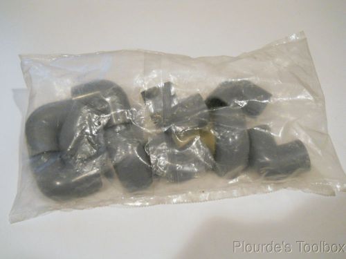 Lot (10) New 20mm Glynwed Durapipe ABS 90° Solvent Weld Elbows, 11115306