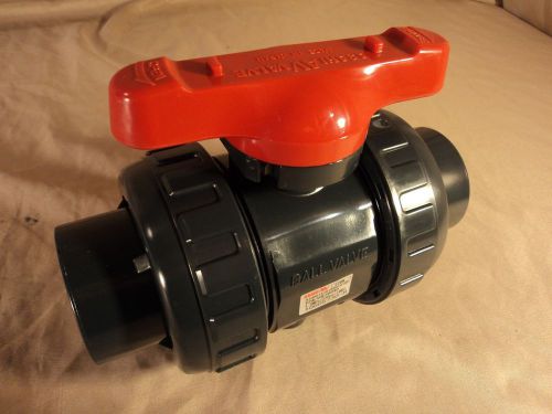 Asahi av 1-1/2&#039;&#039; pvc manual inline ball valve for sale